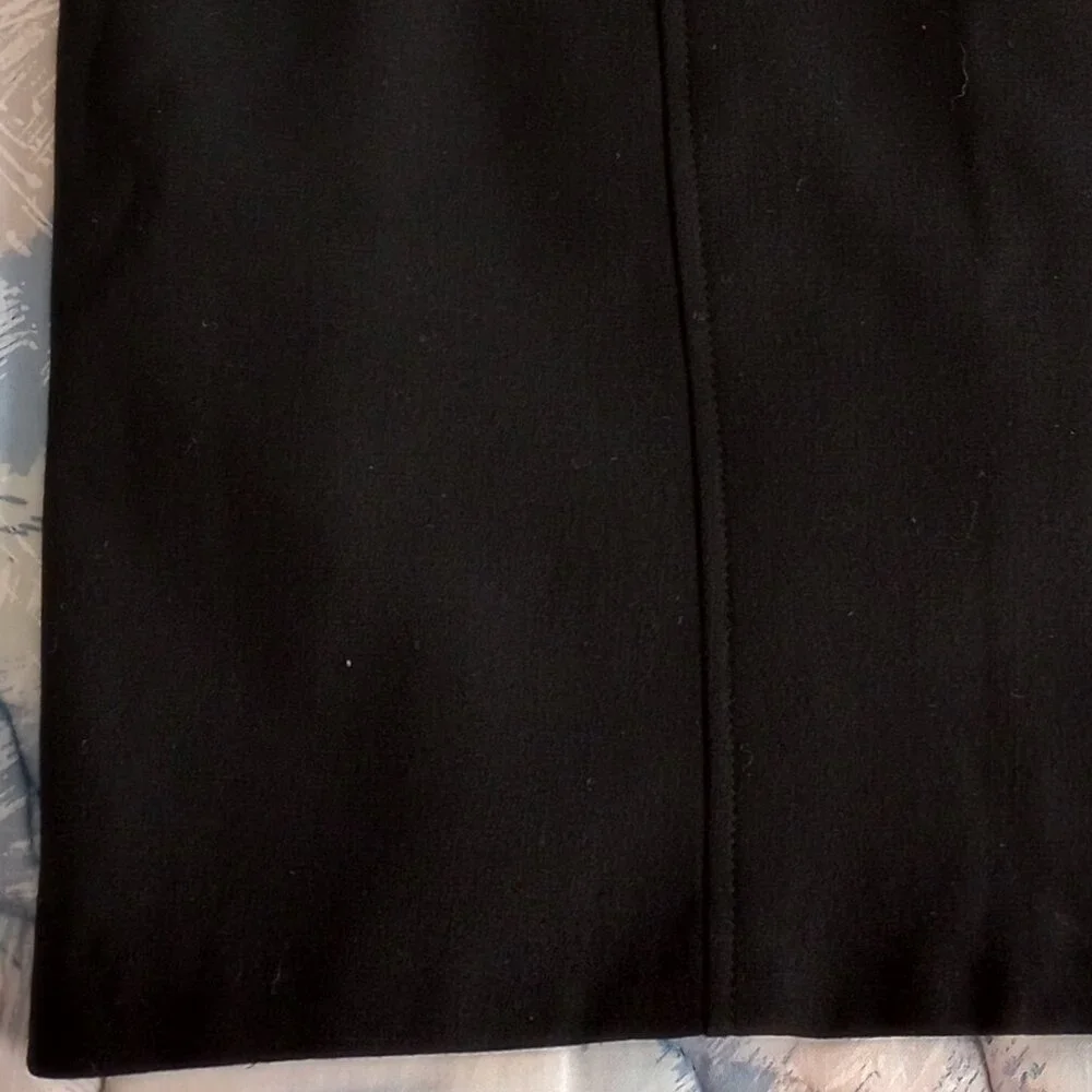 Chanel Boutique vintage black skirt, Clover button,  France